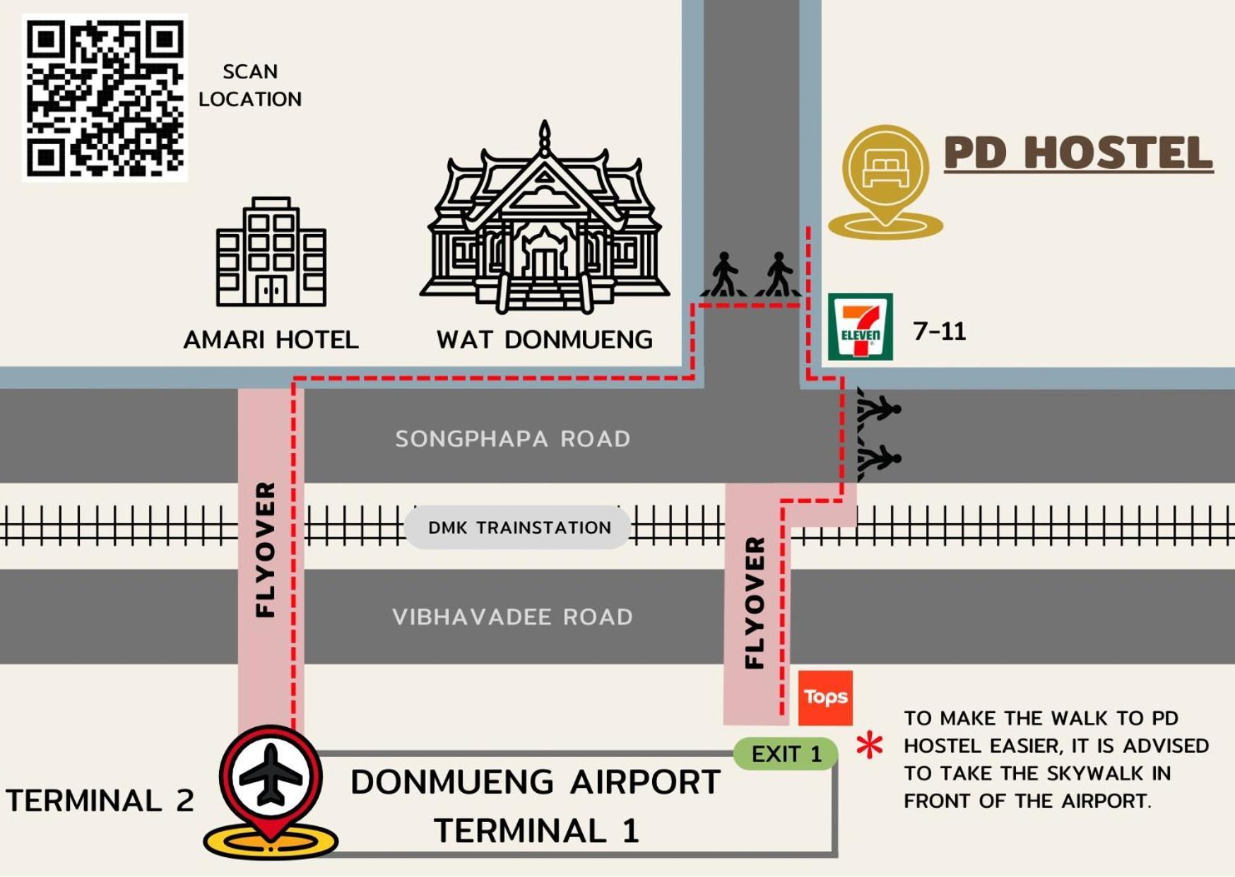 Pd Hostel Μπανγκόκ Εξωτερικό φωτογραφία